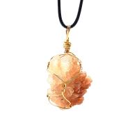 Ice Quartz Agate Pendant with brass wire Nuggets gold color plated random style & druzy style 18-25mmx30-60mm Sold By PC