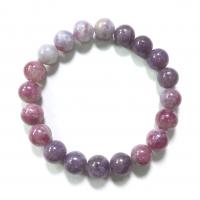Natural Tourmaline Bracelet Round & for woman mixed colors Length Approx 18 cm Sold By PC