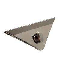 Zinc Alloy Bag Lock Triangle platinum color plated DIY nickel lead & cadmium free Sold By PC