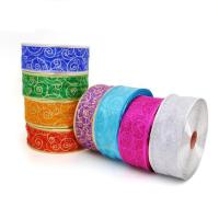 Chiffon Tinsel hot stamping DIY & Christmas jewelry Sold By Spool