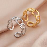 304 rostfritt stål Cuff finger ring, mode smycken & för kvinna, fler färger för val, 7.10x1.10mm, Säljs av PC