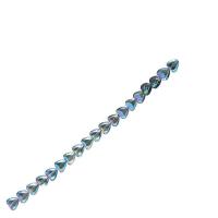 Perles de cristal coeur, Placage coloré, DIY, plus de couleurs à choisir, 8mm, Environ 86PC/brin, Vendu par brin