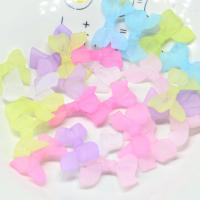 Frosted Acrylic Beads Bowknot DIY mixed colors 32mm Approx Sold By Bag