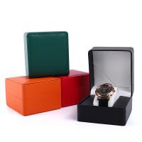 Caja de Joyería para Reloj, Cuero de PU, Cuadrado, Sostenible, más colores para la opción, 100x110x75mm, Vendido por UD