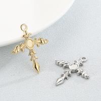 Stainless Steel Pendant Setting 304 Stainless Steel Cross DIY Sold By PC