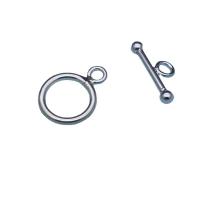 925 Sterling Silver Toggle Clasp polished original color 17.20mm Sold By Set