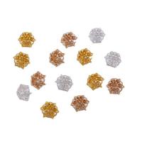 Hair Accessories DIY Findings Brass Flower plated nickel lead & cadmium free 14mm Sold By PC