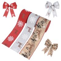 Weihnachten Bänder, Polyester, Weihnachts-Design & DIY & verschiedene Stile für Wahl, keine, 10HofHof/Spule, verkauft von Spule