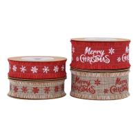 Christmas Ribbons Polyester Christmas Design & DIY  Sold By Spool