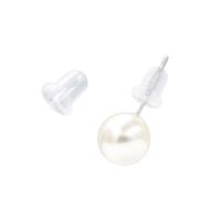 Silicone Ear Nut Component original color Sold By Lot