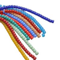 Kryształowe koraliki rondelle, Kryształ, Kolumna, losowo wysyłane & DIY, mieszane kolory, 8x6mm, około 80komputery/Strand, sprzedane przez Strand
