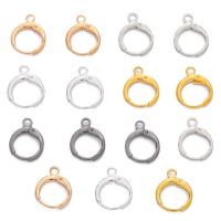 Brass Hoop Earring Components plated DIY nickel lead & cadmium free 11mm Sold By Bag