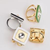 Scarf Buckle Zinc Alloy with Acrylic Square plated for woman & with rhinestone 17-21mm Sold By Lot