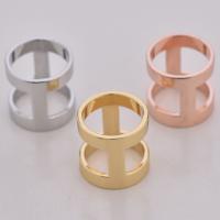 Scarf Buckle Brass Column plated for woman & hollow Random Color nickel lead & cadmium free 15mm Sold By Lot