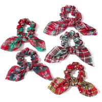 Hair Scrunchies Cloth Christmas Design & for woman 180mm Sold By PC