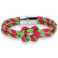 Nylon Cord Bracelets with Titanium Steel Unisex Length Approx 8.26 Inch Sold By PC