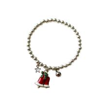 Christmas Holiday Bracelet Zinc Alloy gold color plated Christmas Design & for woman & enamel golden nickel lead & cadmium free Length 14-20 cm Sold By PC