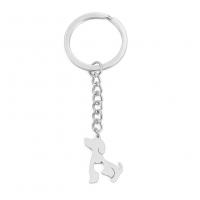 Stainless Steel Key Clasp Titanium Steel plated original color Sold By PC