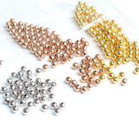 925 Sterling Silver Beads Round plated DIY Sold By PC