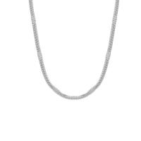 Cadena de Collar, acero inoxidable 304, con 1.96 inch extender cadena, cadena de la serpiente & para mujer, más colores para la opción, longitud aproximado 15.74 Inch, Vendido por UD