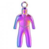 Zinc Alloy Pendants Garment colorful plated Unisex nickel lead & cadmium free Length Approx 50 cm Sold By PC