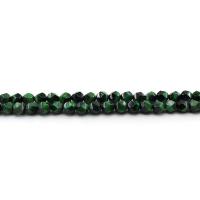 Tiger Eye Beads, poleret, du kan DIY & forskellig størrelse for valg & facetteret, grøn, Solgt Per Ca. 38 cm Strand