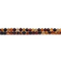 Prirodni Čudo ahat perle, Čudo Agate, Krug, uglađen, možete DIY & različite veličine za izbor, miješana boja, Prodano Per Približno 38 cm Strand