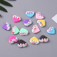Mobile Phone DIY Decoration Polymer Clay Heart Approx Sold By Bag