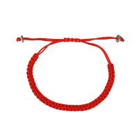Acryl Armbanden, uniseks & gevlochten, rood, Lengte Ca 7-11.8 inch, Verkocht door PC