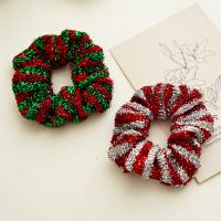 Cloth Elastic Band, handmade, Christmas Design & for woman, more colors for choice, 120x120mm, Sold By PC
