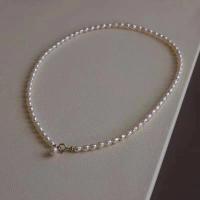 Natural Freshwater Pearl Necklace fashion jewelry & for woman 5-6mm Sold Per Approx 14.96 Inch Strand
