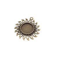 Zinc Alloy Pendant Cabochon Setting plated Inner Approx 16mm Sold By PC