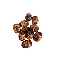 Ágata natural tibetano Dzi Beads, Ágata tibetana, joias de moda & DIY, 13x18mm, vendido por PC