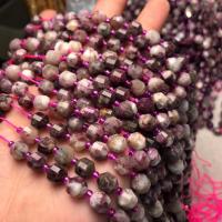 Turmalin Perle, mit Seedbead, Laterne, DIY & facettierte, gemischte Farben, 7x8mm, verkauft per ca. 38 cm Strang