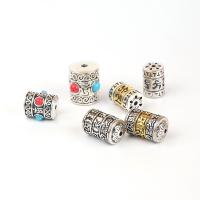 Cink Alloy zan perle, Kolona, pozlaćen, možete DIY & različitih stilova za izbor & emajl, više boja za izbor, nikal, olovo i kadmij besplatno, Prodano By PC