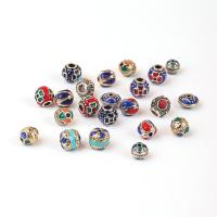 Zinc Alloy Spacer Beads plated DIY & enamel nickel lead & cadmium free Sold By PC