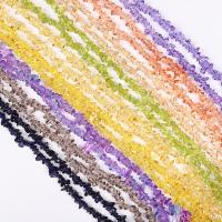 Kristal kralen, Onregelmatige, plated, DIY, meer kleuren voor de keuze, 5-8mm, Per verkocht Ca 38 cm Strand