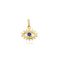 Cubic Zirconia Micro Pave 925 Sterling Silver Pendant Eye plated micro pave cubic zirconia & for woman 16.50mm Sold By PC