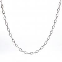 Stainless Steel Chain Necklace 304 Stainless Steel with 1.97inch extender chain fashion jewelry & DIY original color Length Approx 6.3 Inch Approx 17.72 Inch Sold By PC