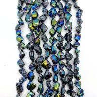 Perles coquillage d'ormeau, coquille d'ormeau, Irrégulière, DIY, multicolore, 15-25mm, Vendu par Environ 38 cm brin