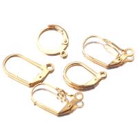 Stainless Steel Lever Back Earring Component 304 Stainless Steel Vacuum Ion Plating DIY Sold By PC
