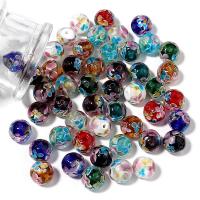 Millefiori Slice Lampwork Beads, Round, DIY, more colors for choice, 12mm, Approx 10PCs/Bag, Sold By Bag