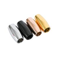 Stainless Steel Magnetska kopča, 304 nehrđajućeg čelika, polirana & možete DIY & različite veličine za izbor, više boja za izbor, Rupa:Približno 3mm, 20računala/Lot, Prodano By Lot