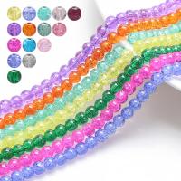Round Crystal Beads stoving varnish DIY 8mm Approx Sold By Strand
