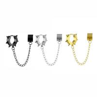 Trendy ear cuffs, 316L roestvrij staal, gepolijst, mode sieraden & uniseks, meer kleuren voor de keuze, 4x9mm, Verkocht door PC