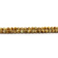 Abalorios de Ojo de Tigre, pulido, Bricolaje & diverso tamaño para la opción & facetas, dorado, Vendido para aproximado 38 cm Sarta