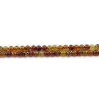 Prirodni Dragon vene ahat perle, Dragon vene Agate, Krug, uglađen, možete DIY & različite veličine za izbor, miješana boja, Prodano Per Približno 38 cm Strand
