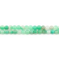 Jade kralen, Jade Rainbow, Ronde, gepolijst, DIY, groen, 10mm, Ca 38pC's/Strand, Verkocht door Strand