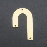 Titanium Steel Connector gold color plated gold Sold By Bag