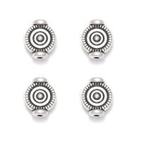 Zinc Alloy Flower Beads antique silver color plated DIY nickel lead & cadmium free Approx Sold By Bag